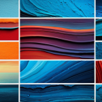 **Emotional Color Palette**: Create an abstract artwork that features a variety of colors representing different emotions. Include shades of blue for sorrow and contemplation, and warm colors like red and orange to symbolize joy and energy. The composition should evoke a sense of emotional depth and exploration.