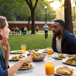 **

A diverse group of people engaging in active listening. Some are in a park setting, others in a modern office, and a family is gathered at a dinner table. Emphasize genuine connection, eye contact, and empathetic body language. Soft, warm lighting. Focus on the human element, illustrating the importance of active listening in various everyday scenarios.

**